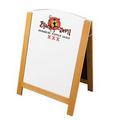 A-frame Wet-Erase Board Sign w/ Open Top